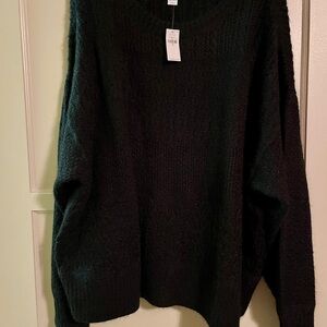 Old Navy Black Loose Knit Sweater